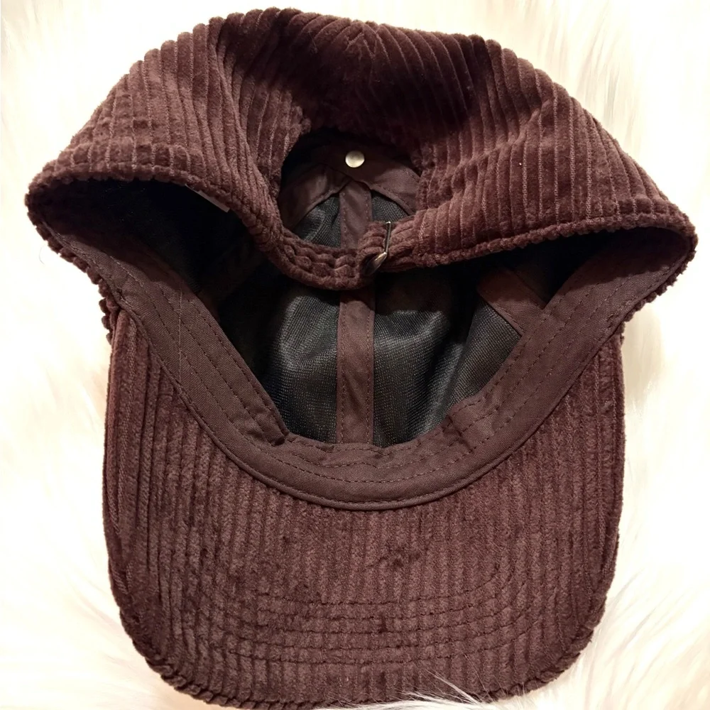 GAP Dark Brown Corduroy Baseball Cap